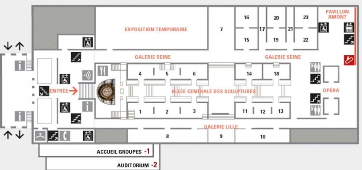 Kaart van Die Musée d'orsay