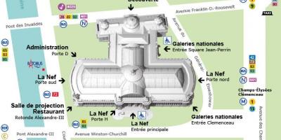 Kaart van Die Grand Palais