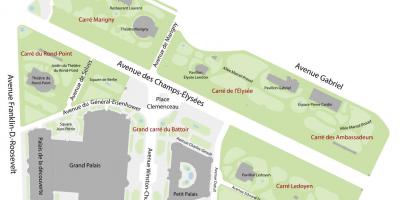 Kaart van Die Jardin des Champs-Elysees