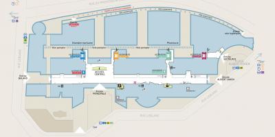 Kaart van Georges Pompidou hospitaal