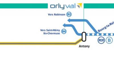 Kaart van OrlyVal